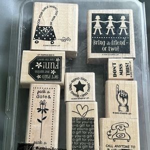Stampin’ up! Business Boosters. Set of 9